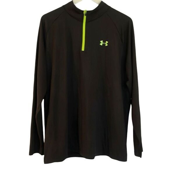 Under Armour black quarter zip pullover x large - Picture 2 of 10